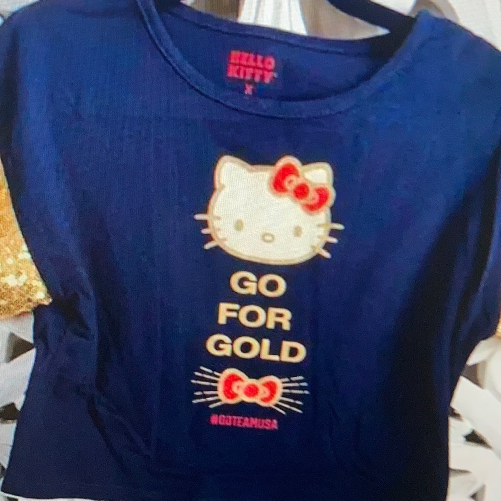 Team USA X Hello Kitty Girls Top size 7